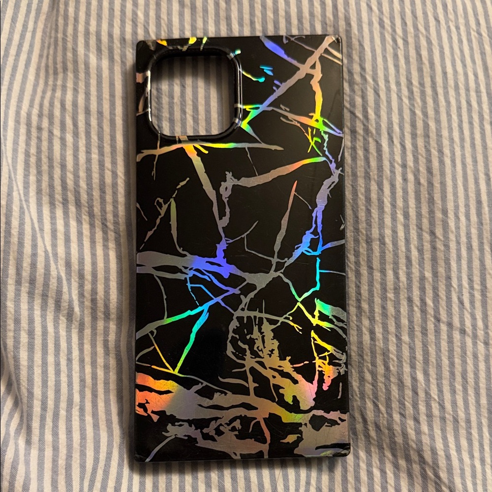 Holographic Black Phone Case